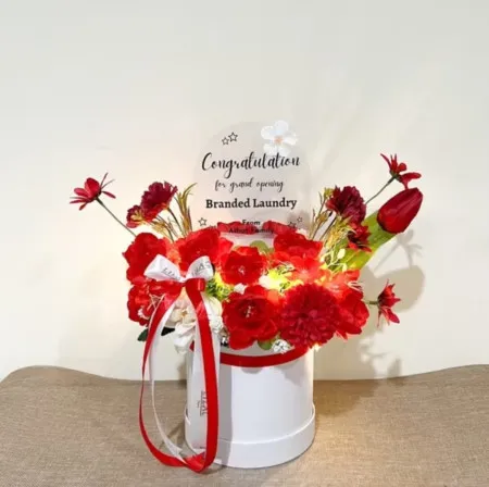 Bloom Box Akrilik Ucapan Grand Opening Toba Samosir